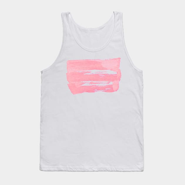 Rosa Color Background - Abstract Pencil Strokes Tank Top by Nikokosmos